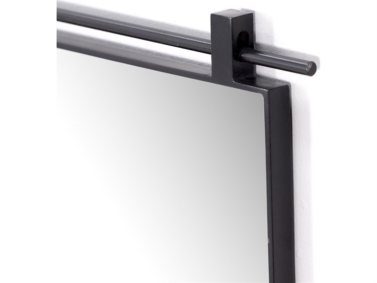 Four Hands Hutton Chico Antiqued Iron Rectangular Small Mirror