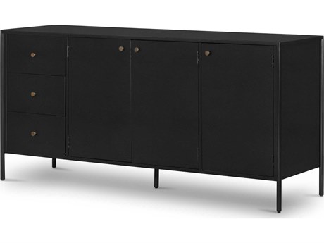 Four Hands Bolton Soto 74" Black Weathered Bronze Sideboard