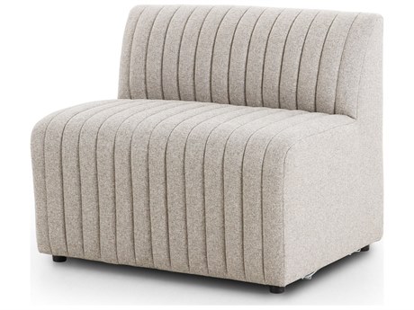 Four Hands Grayson Augustine Orly Natural Upholstered Poplar Wood Dining Banquette
