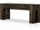 Four Hands Wesson Abaso 86" Rectangular Rustic Wormwood Oak Console Table  FS229656002