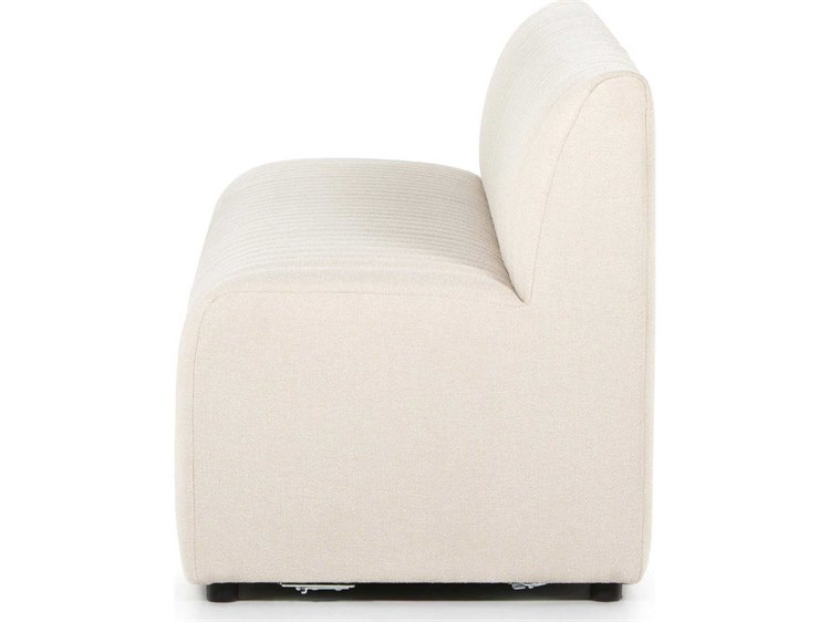 Four Hands Grayson Augustine Capri Oatmeal Upholstered Dining Banquette