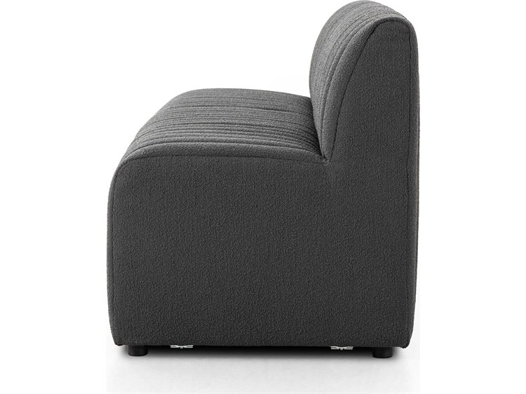 Four Hands Grayson Augustine FIQA Boucle Charcoal Upholstered Dining