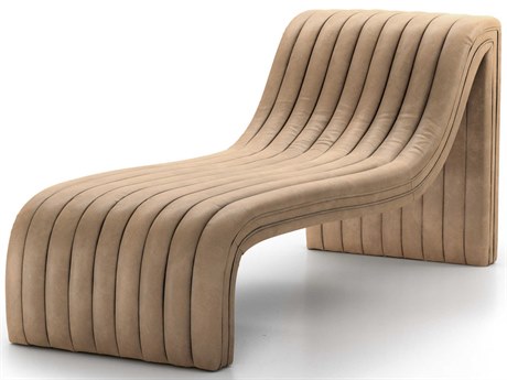 Four Hands Grayson Brown Upholstered Chaise