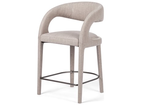 Four Hands Townsend Hawkins Savile Flannel Upholstered Counter Stool