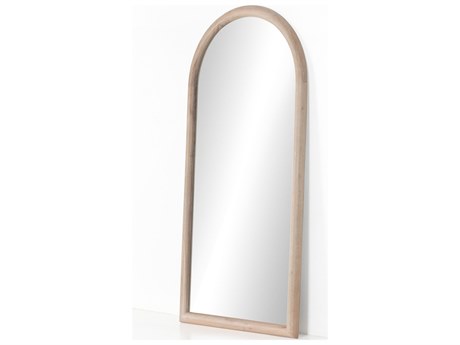 Four Hands Truett Gulliver Whitewash Acacia Floor Mirror