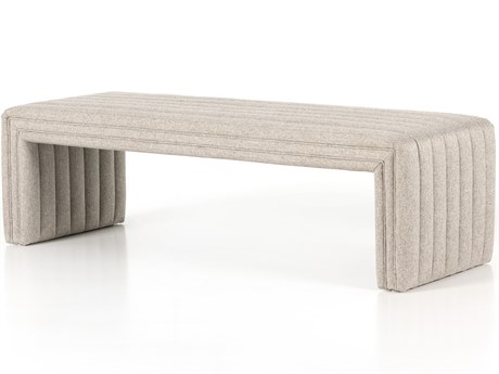 Four Hands Grayson Orly Natural Beige Upholstered Accent Bench