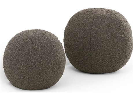 Four Hands Grayson Balle Knoll Mink  Pillow, Set Of 2