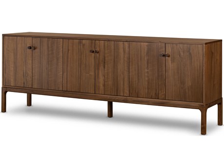 Four Hands Wallis Arturo 85" Walnut Wood Natural Veneer Sideboard