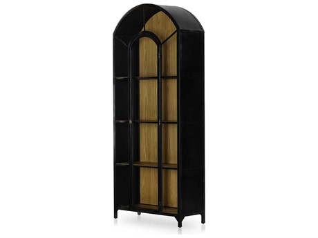 Four Hands Belmont Black Display Cabinet