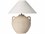 Four Hands Ryker Vintage Brown Ceramic Ivory Linen White LED Table Lamp  FS230983001