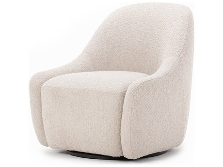 Four Hands Oslo Levi Knoll Sand Swivel Accent Chair