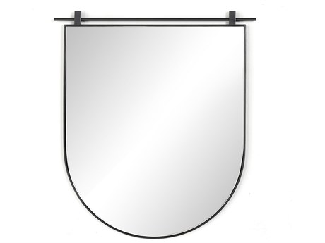 Four Hands Hutton Chico Antiqued Iron  Small Arch Mirror
