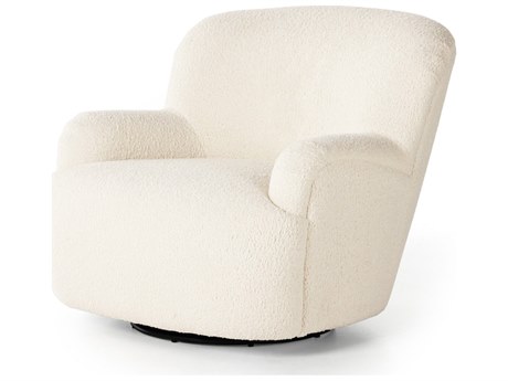 Four Hands Norwood Kadon Sheepskin Natural  Swivel Chair