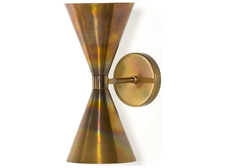 Four Hands Camden Clement Burnt Brass  Sconce