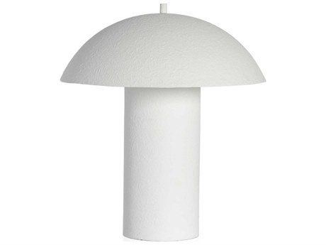 Four Hands Hutton Matte White Plaster Table Lamp