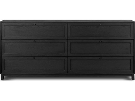Four Hands Irondale Millie 6-Drawers Oak Wood Double Dresser