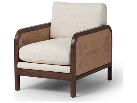 Four Hands Allston Kalani Brown Fabric Accent Chair