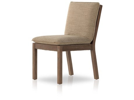 Four Hands Ashford Wilmington Alcala Fawn Upholstered Oak Wood Dining Chair