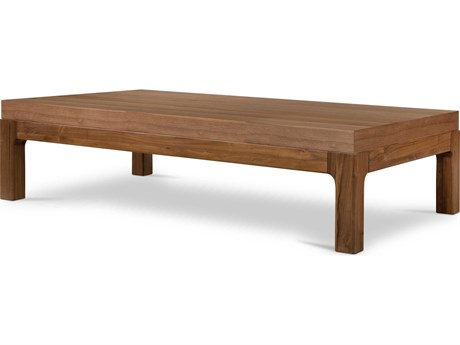 Four Hands Wallis Arturo Rectangular Wood Natural Walnut Coffee Table