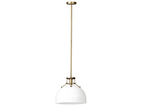 Four Hands Asher 1-Light Brass Bowl Pendant