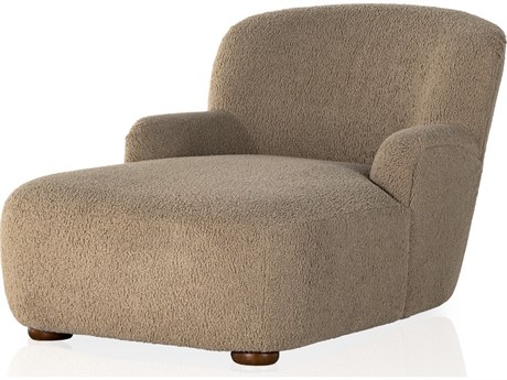 Four Hands Norwood Kadon Sheepskin Camel Chaise Lounge