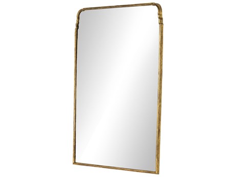 Four Hands Asher Loire Antiqued Gold Leaf Grand Floor Mirror