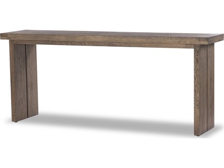 Four Hands Bennett Warby Worn Oak Veneer Console Table
