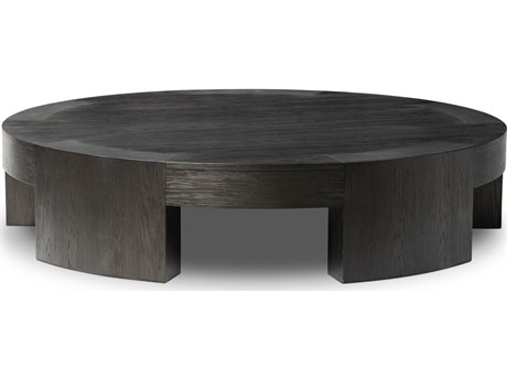 Four Hands Irondale Sheffield Charcoal Oak Veneer Coffee Table