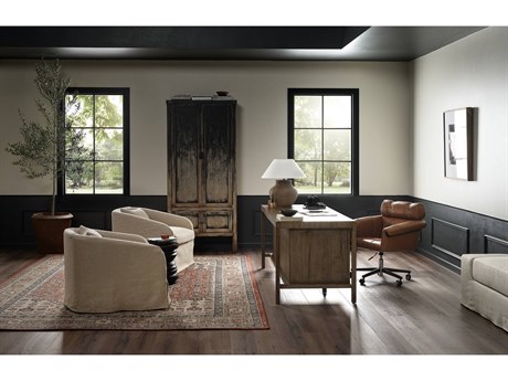Four Hands Kensington Brussels Natural Beige Upholstered Accent Bench