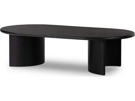 Four Hands Haiden Paden Aged Black Acacia Coffee Table