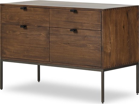 Four Hands Fulton Trey Auburn Poplar  Modular Filing Cabinet