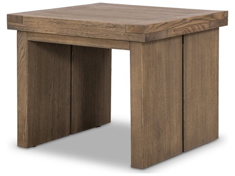 Four Hands Bennett Warby Worn Oak Veneer End Table