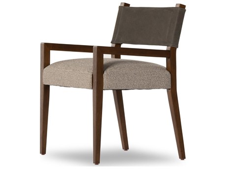 Four Hands Berman Ferris Tulsa Ink Upholstered Dining Armchair