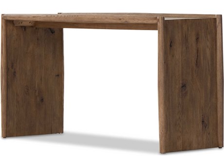 Four Hands Bolton Glenview Rectangular Wood Weathered Oak Console Table