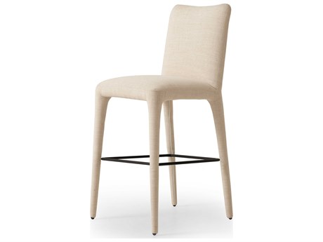 Four Hands Carnegie Monza Stool-Mixt Linen Natural-Bar