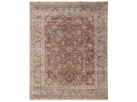 Four Hands Lucca Zari 5x8 Rust Rug