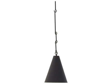 Four Hands Hutton Grazia Matte Black Plaster Mini Pendant