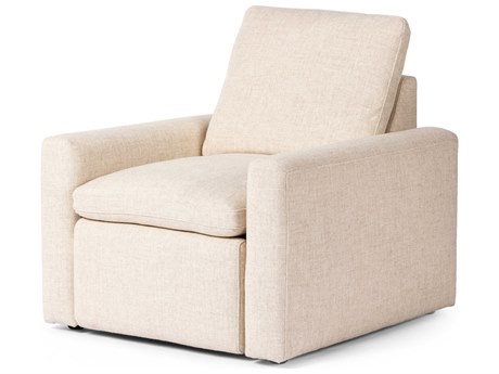 Four Hands Norwood Tillery Antigo Natural Cream Upholstered Recliner