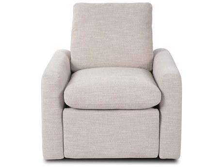 Four Hands Norwood Laken Stone Gray Upholstered Recliner