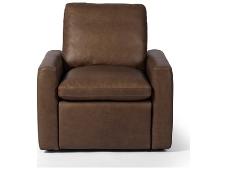 Four Hands Norwood Tillery Sonoma Coco Leather Power Recliner Accent Chair