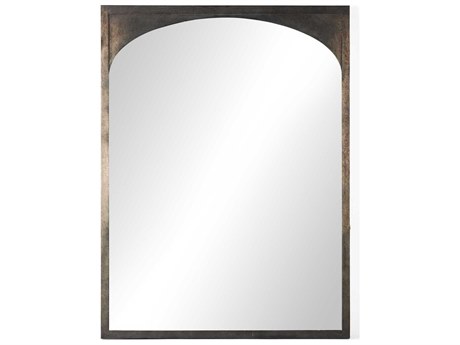 Four Hands Marlow Troyes Rectangular Burnished Charcoal Floor Mirror