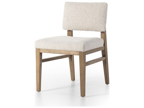 Four Hands Caswell Carlo Somerton Ash Upholstered Oak Wood Dining Chair