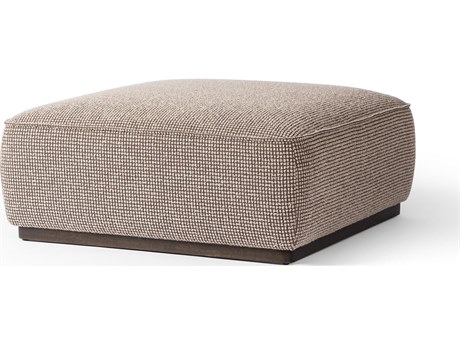 Four Hands Westgate Sinclair Barrow Taupe Upholstered Square Ottoman