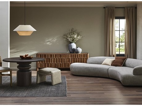 Four Hands Hutton Mccarthy Beige Linen Pendant