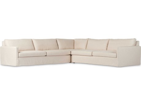 Four Hands Helm Maddox 3 - Piece Beige Upholstered Sectional Sofa