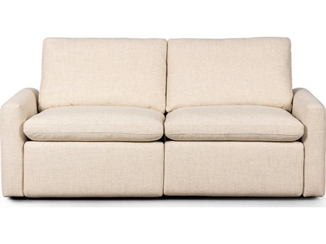 Four Hands Norwood Tillery Power Recliner 2 - Piece Wide Cream Upholstered Loveseat