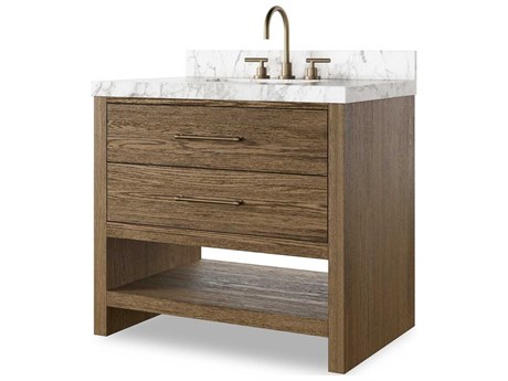 Four Hands Anthem Single Vanity - Washed Natural Veneer