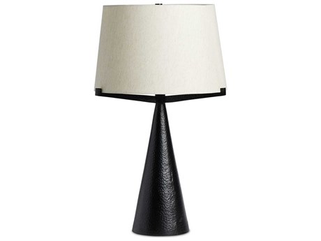 Four Hands Ziggy Table Lamp - Hammered Black Aluminum