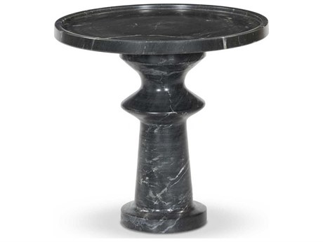 Four Hands Marlow Skylar Round Marble End Table