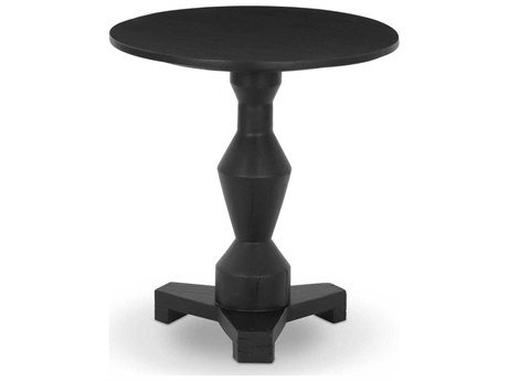 Four Hands Harmon Rivi Round Wood End Table
